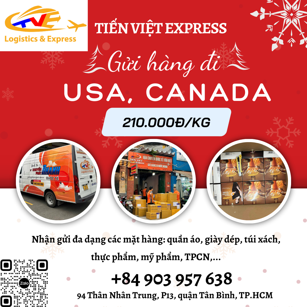 Gửi hàng đi USA, Canada